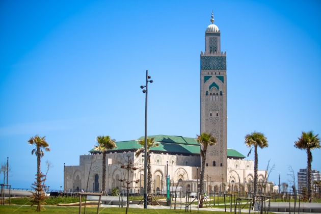 Promenade maritime de la mosquée Hassane II